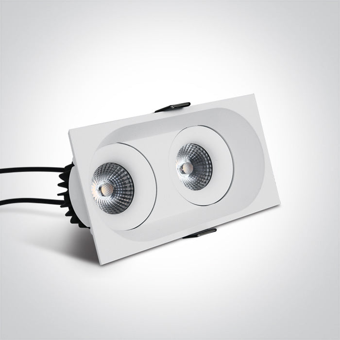 11207WD/W/V WHITE 2x6,5W CCTV IP54 700mA ADJUSTABLE DARK LIGHT