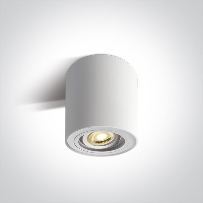 12105Y/W/W WHITE WHITE REFLECTOR GU10 10W ADJUSTABLE 100-240V