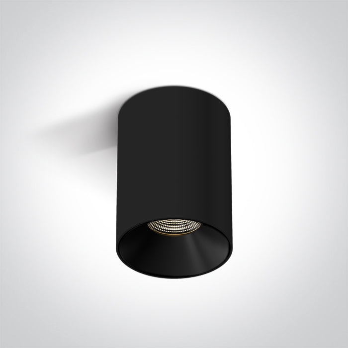 BLACK 7W WW 230V DIMMABLE One Light 12107R/B/W