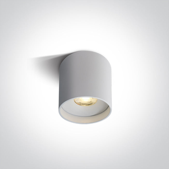 12108C/W/V: 8W CCT Variable White COB LED Cylinder.  Complete with non-dimmable LED driver.  ..