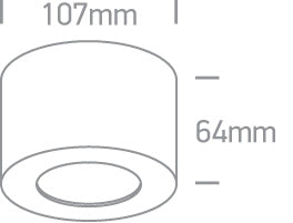 12108FD/W/V: 8W CCT Variable LED Hidden Light Cylinders Range.  Complete with non-dimmable LED driver.  ..