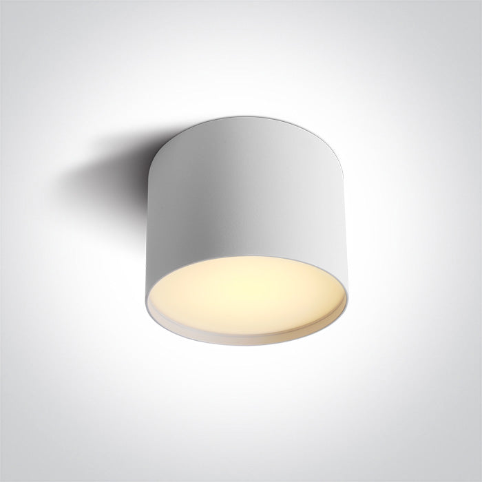 12109M/W/V: 9W CCT Variable LED surface mounted downlight.  Complete with non-dimmable driver.  ..