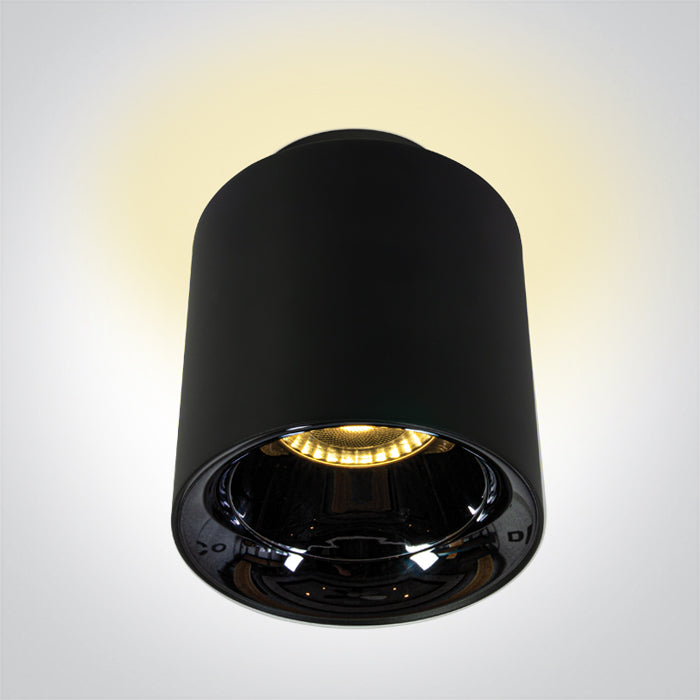 BLACK 10W+2W WW IP20 60deg 230V DARK LIGHT One Light 12112A/B/W