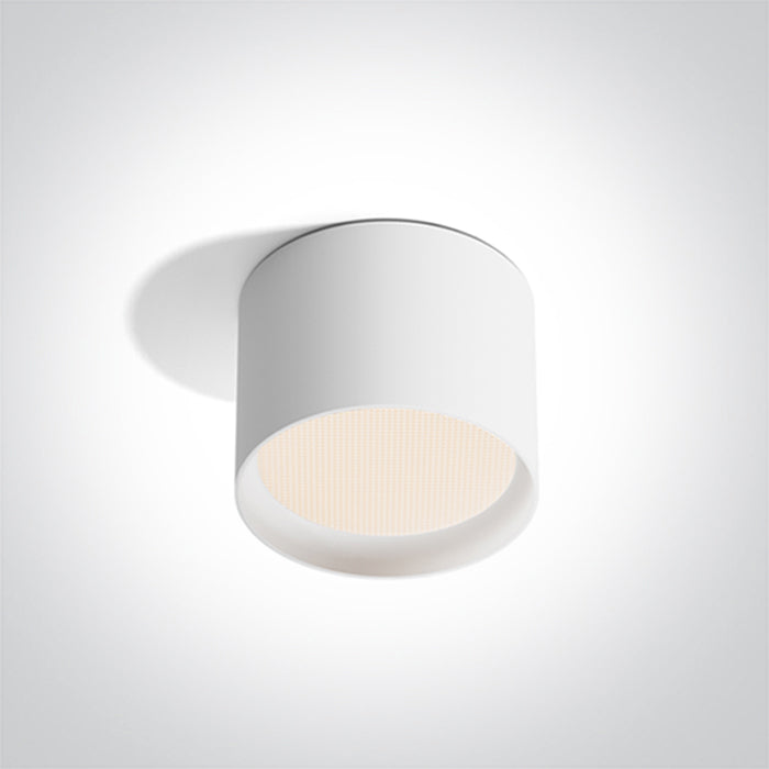 WHITE 12W CCTV UGR19 IP44 230V One Light 12112D/W/V