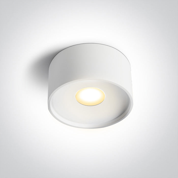 12112F/W/V WHITE 12W CCTV IP20 230V