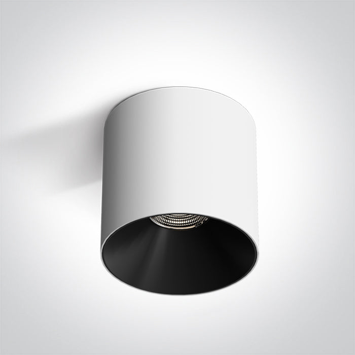 WHITE 18W WW IP20 230V One Light 12118R/W/W