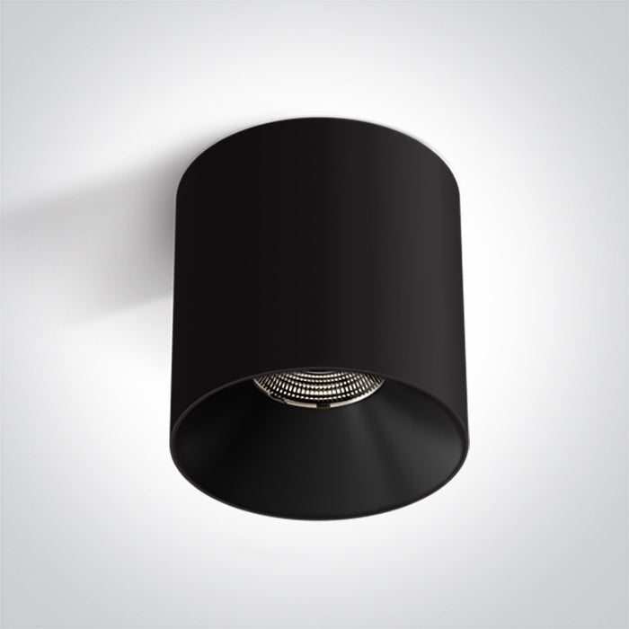 BLACK 25W WW IP20 230V One Light 12125R/B/W