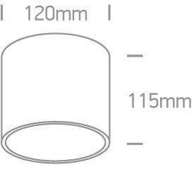 12144/W WHITE GU10 R111 15W 100-240V