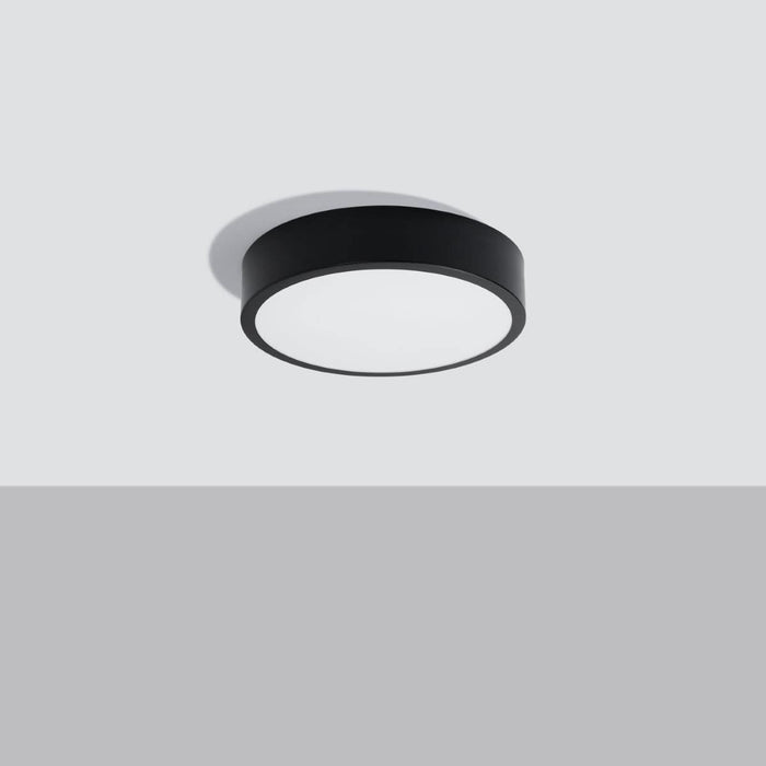 Ceiling lamp ONYX 30 black LED 3000K Sollux Lighting SL.1242