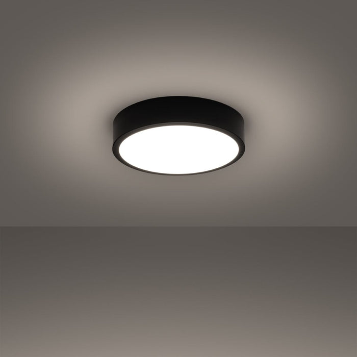 Ceiling lamp ONYX 30 black LED 3000K Sollux Lighting SL.1242