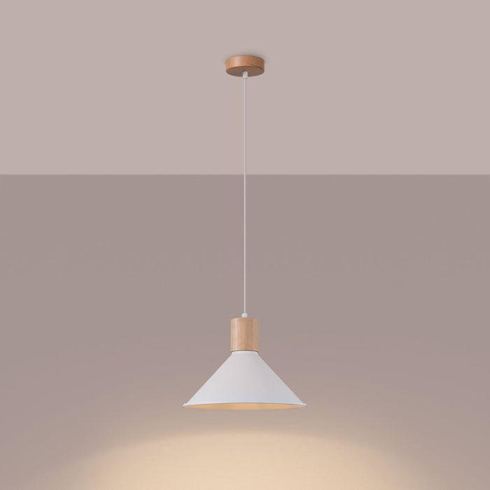 Pendant lamp JAGA white Sollux Lighting SL.1319