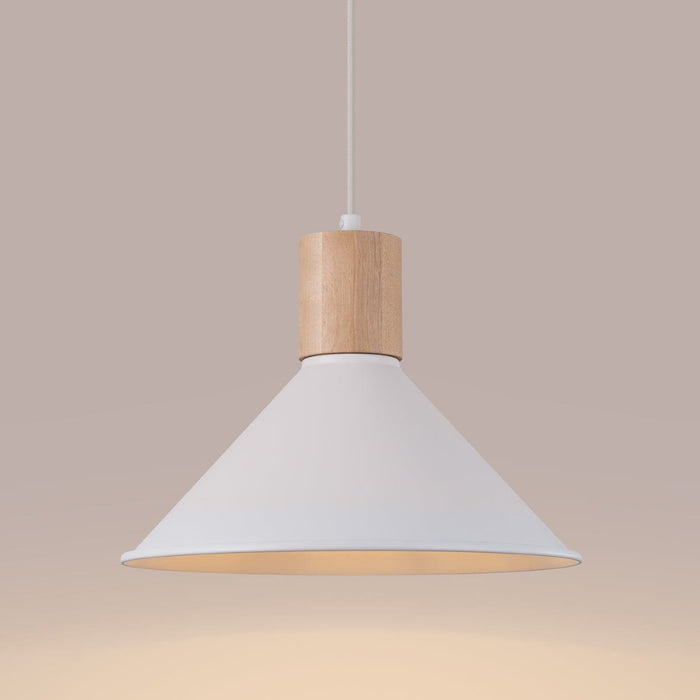 Pendant lamp JAGA white Sollux Lighting SL.1319