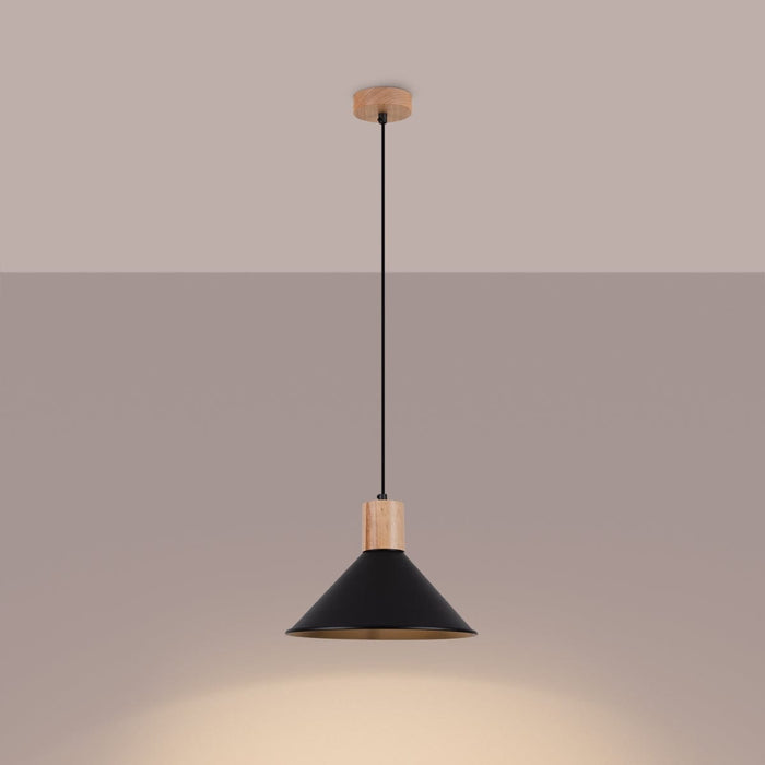 Pendant lamp JAGA black Sollux Lighting SL.1320