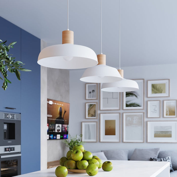 Pendant lamp FANO white Sollux Lighting SL.1321