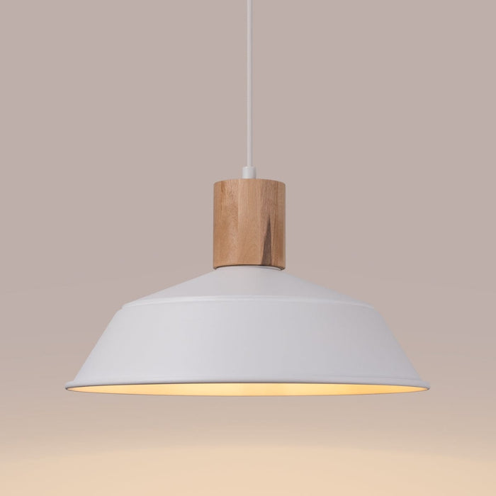 Pendant lamp FANO white Sollux Lighting SL.1321