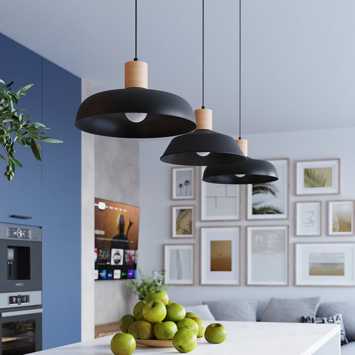 Pendant lamp FANO black Sollux Lighting SL.1322