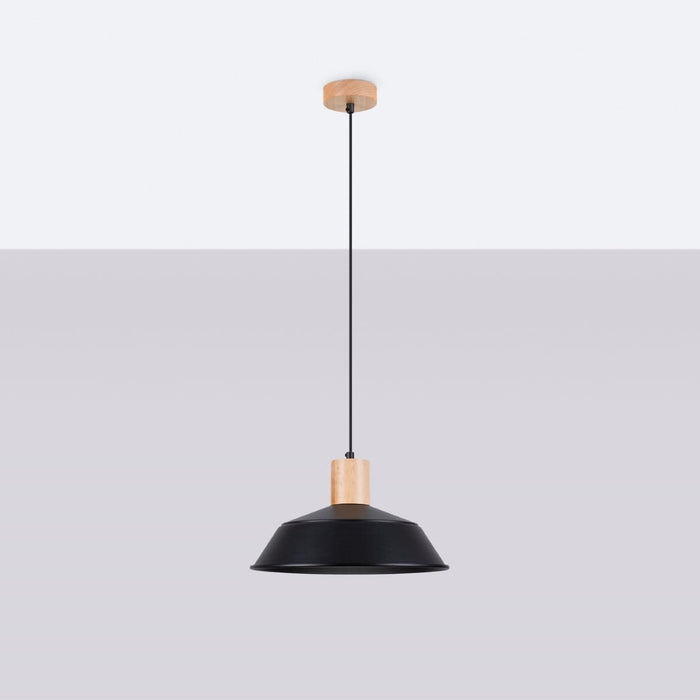 Pendant lamp FANO black Sollux Lighting SL.1322