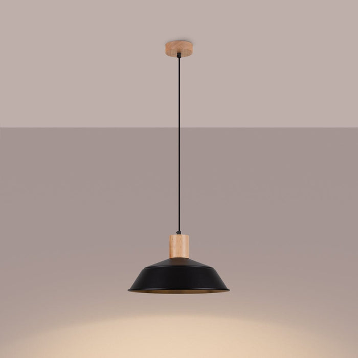 Pendant lamp FANO black Sollux Lighting SL.1322