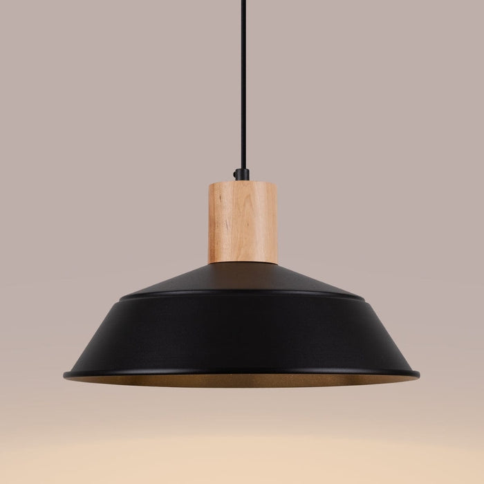 Pendant lamp FANO black Sollux Lighting SL.1322