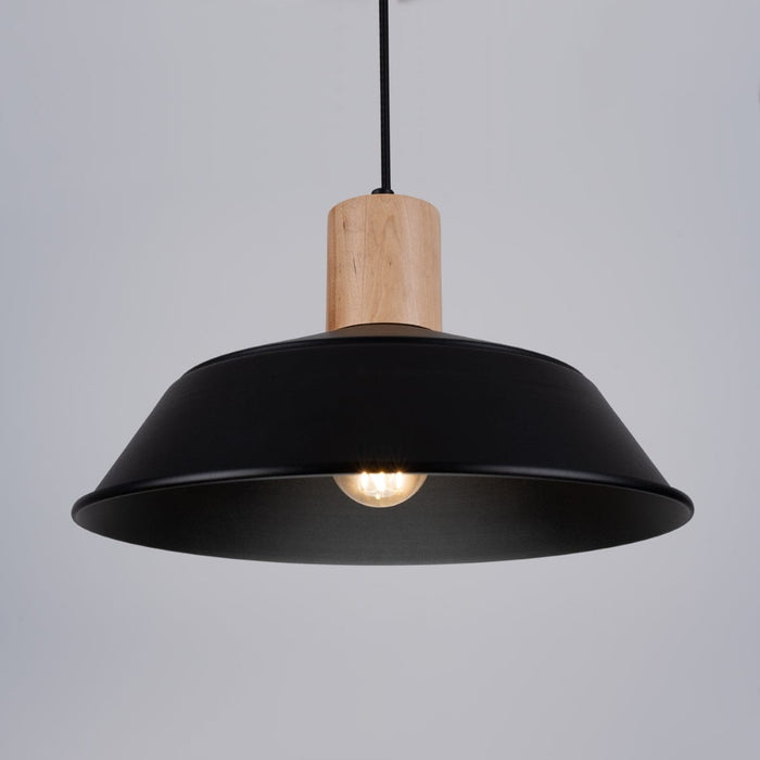 Pendant lamp FANO black Sollux Lighting SL.1322