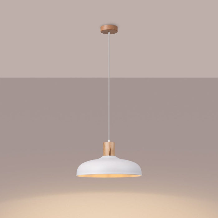 Pendant lamp INDY white Sollux Lighting SL.1323