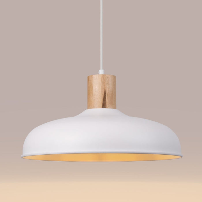 Pendant lamp INDY white Sollux Lighting SL.1323