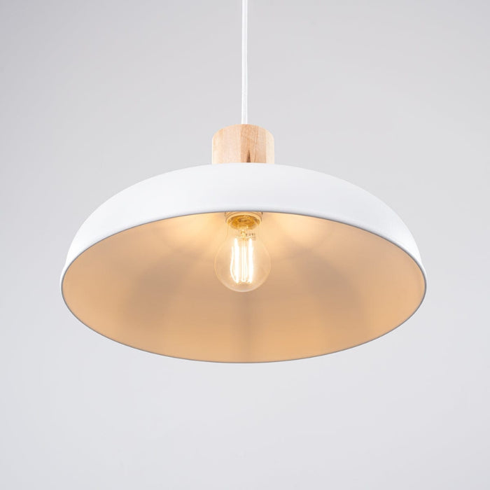 Pendant lamp INDY white Sollux Lighting SL.1323