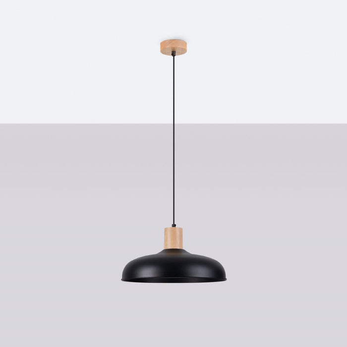 Pendant lamp INDY black Sollux Lighting SL.1324