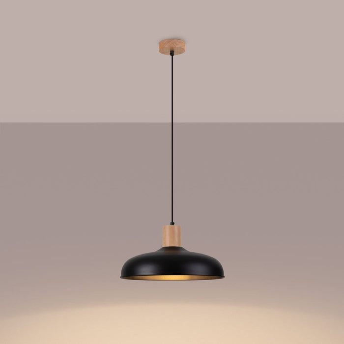 Pendant lamp INDY black Sollux Lighting SL.1324