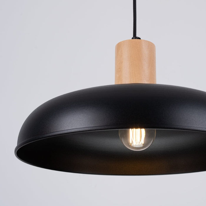 Pendant lamp INDY black Sollux Lighting SL.1324