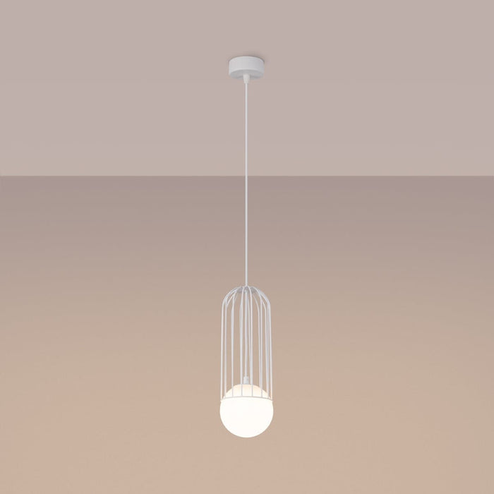 Pendant lamp BRINA 1 white Sollux Lighting SL.1331