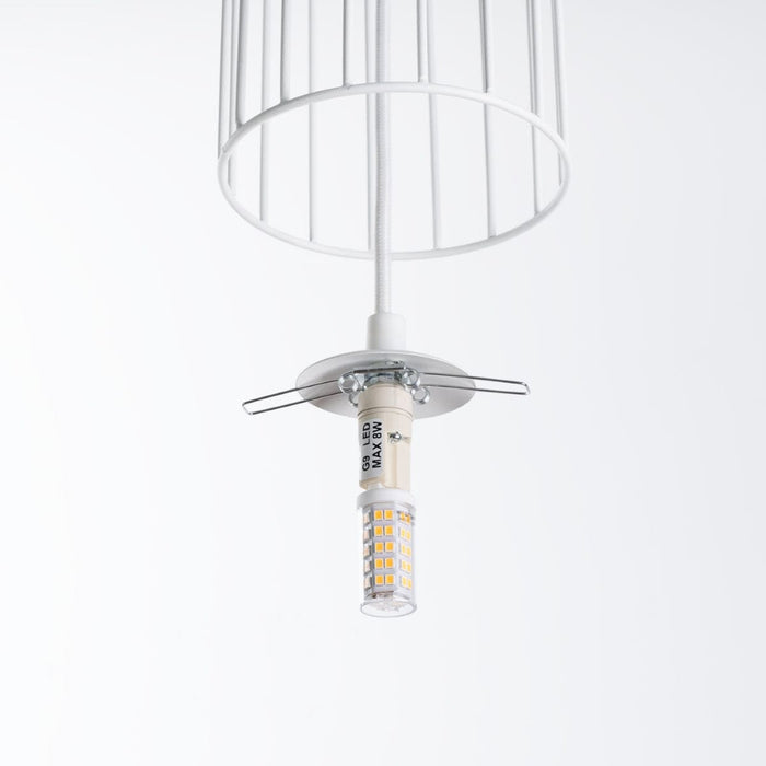 Pendant lamp BRINA 1 white Sollux Lighting SL.1331