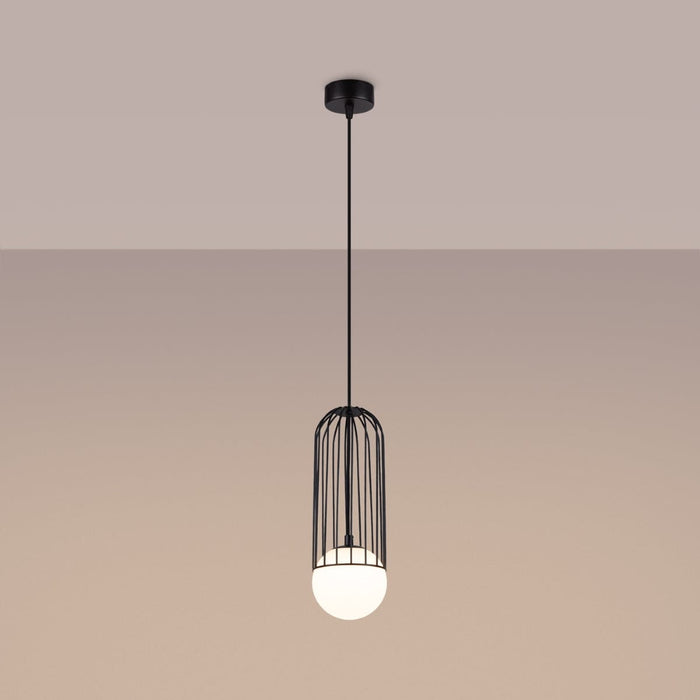 Pendant lamp BRINA 1 black Sollux Lighting SL.1332