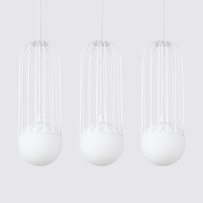 Pendant lamp BRINA 3L white Sollux Lighting SL.1333