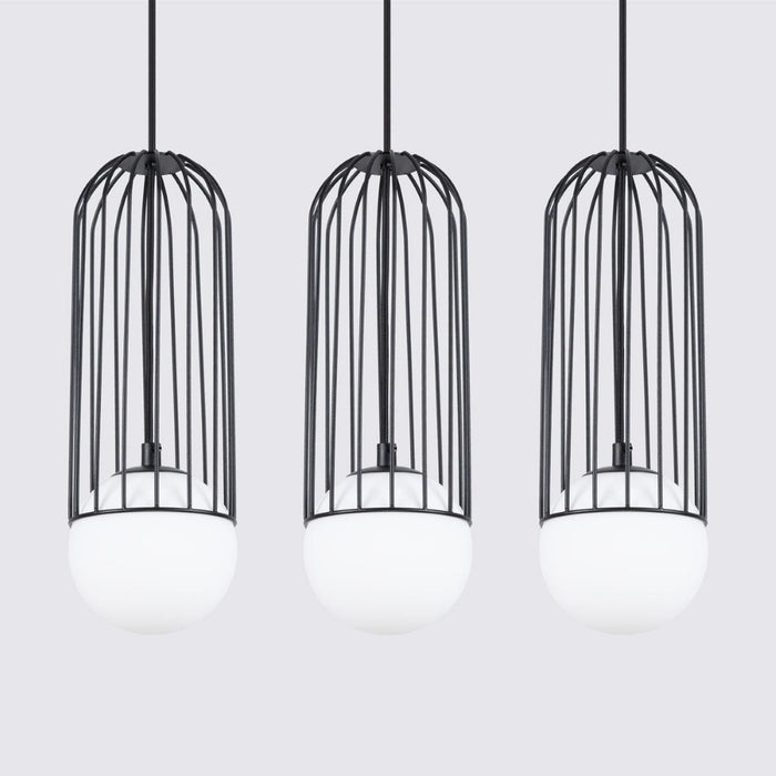 Pendant lamp BRINA 3L black Sollux Lighting SL.1334