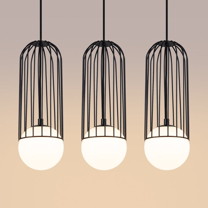 Pendant lamp BRINA 3L black Sollux Lighting SL.1334