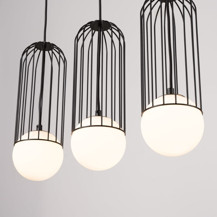 Pendant lamp BRINA 3L black Sollux Lighting SL.1334