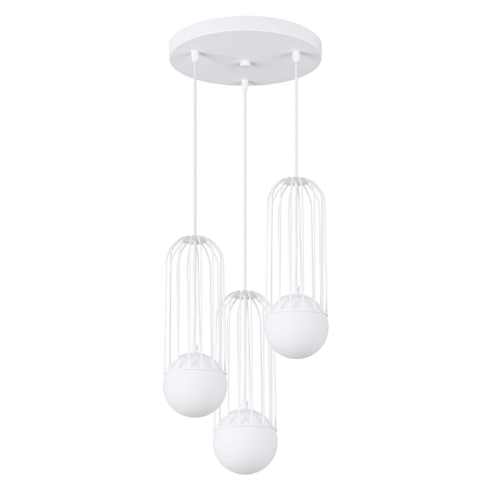 Pendant lamp BRINA 3P white Sollux Lighting SL.1335