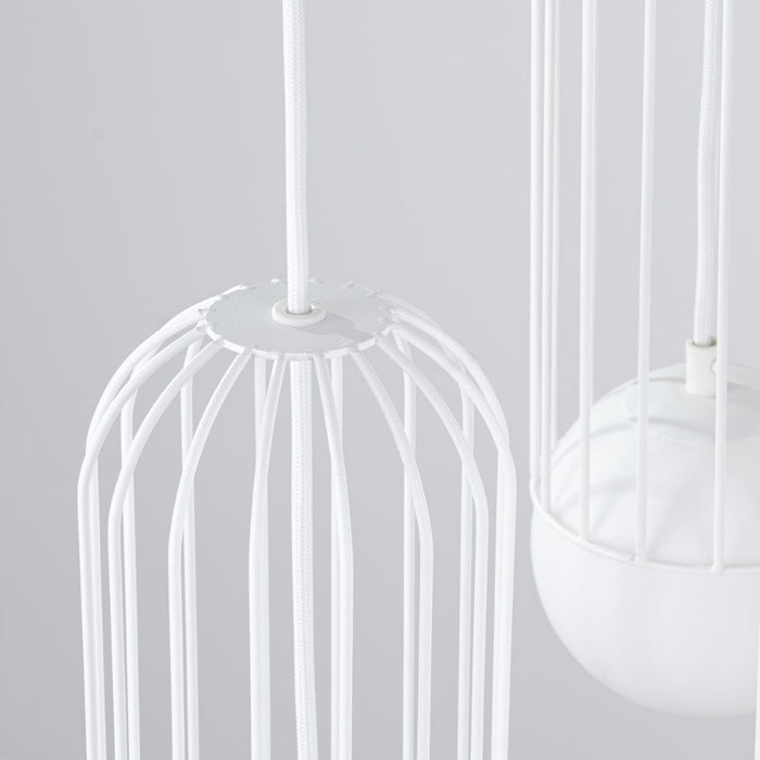 Pendant lamp BRINA 3P white Sollux Lighting SL.1335