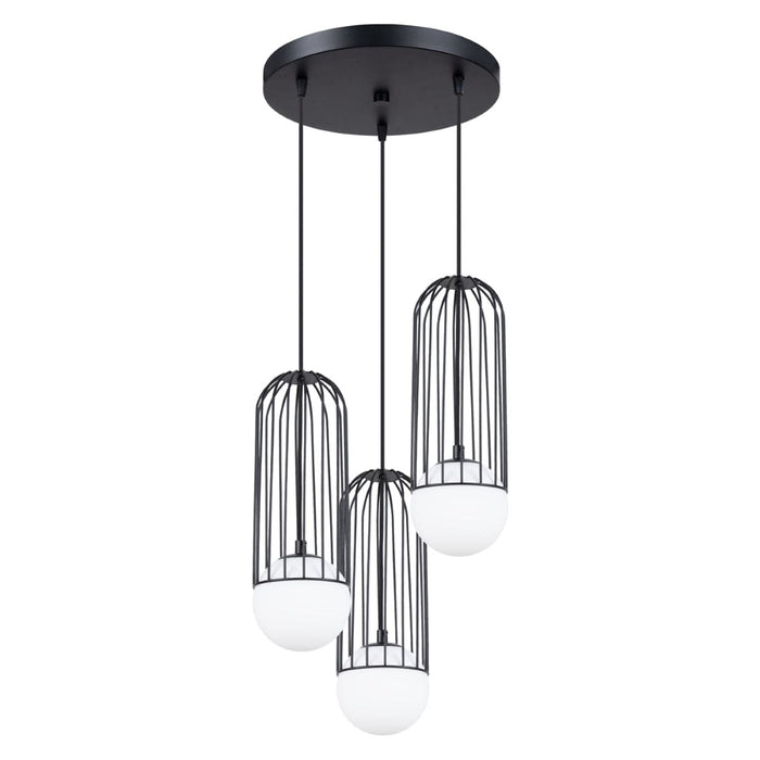 Pendant lamp BRINA 3P black Sollux Lighting SL.1336