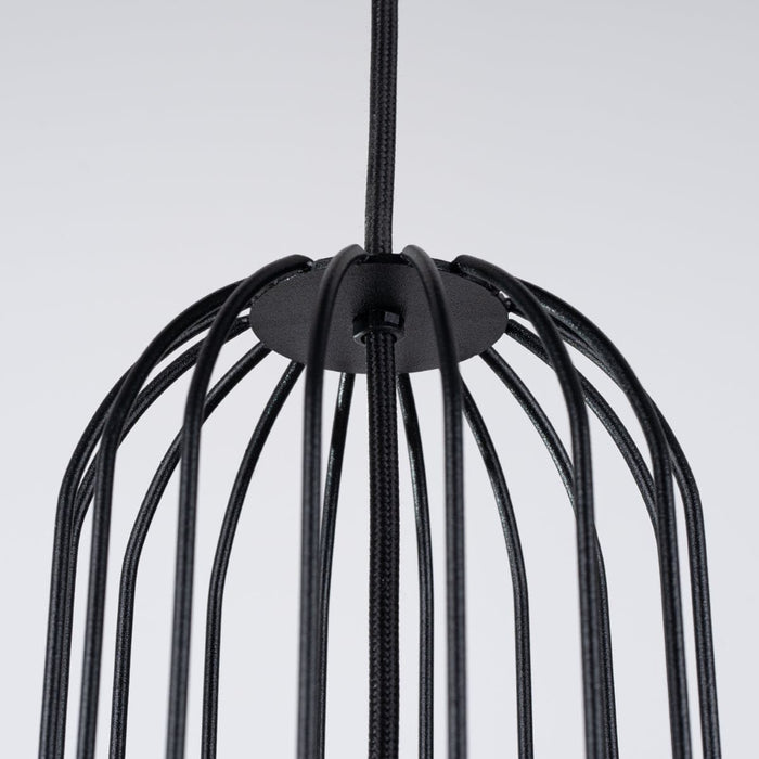 Pendant lamp BRINA 3P black Sollux Lighting SL.1336