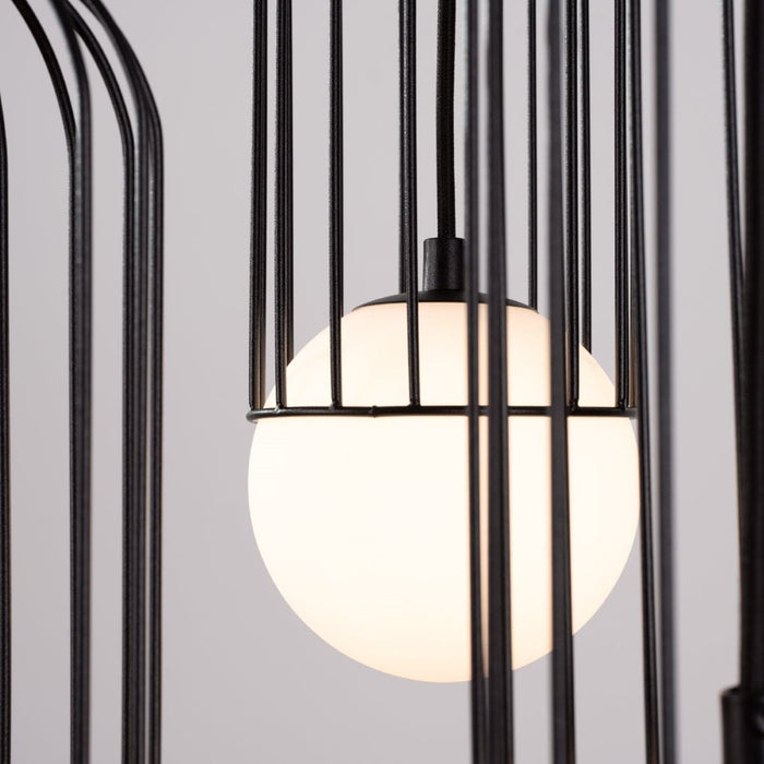 Pendant lamp BRINA 3P black Sollux Lighting SL.1336