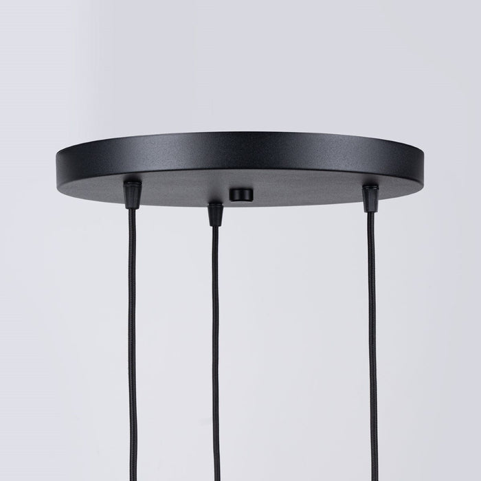 Pendant lamp BRINA 3P black Sollux Lighting SL.1336