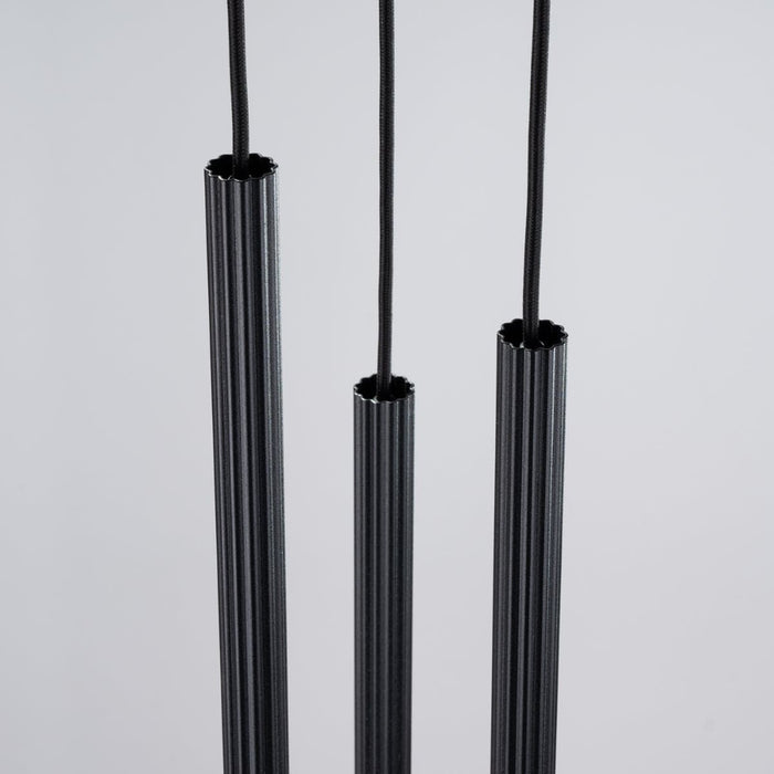 Pendant lamp ARCHE 3P black Sollux Lighting SL.1341