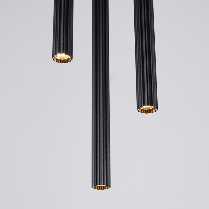 Pendant lamp ARCHE 3P black Sollux Lighting SL.1341