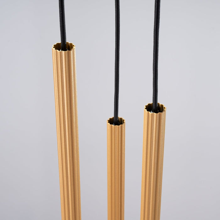 Pendant lamp ARCHE 3P gold Sollux Lighting SL.1342