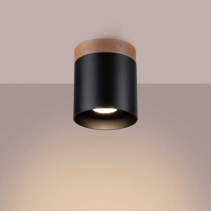 Ceiling lamp RIF black Sollux Lighting SL.1349