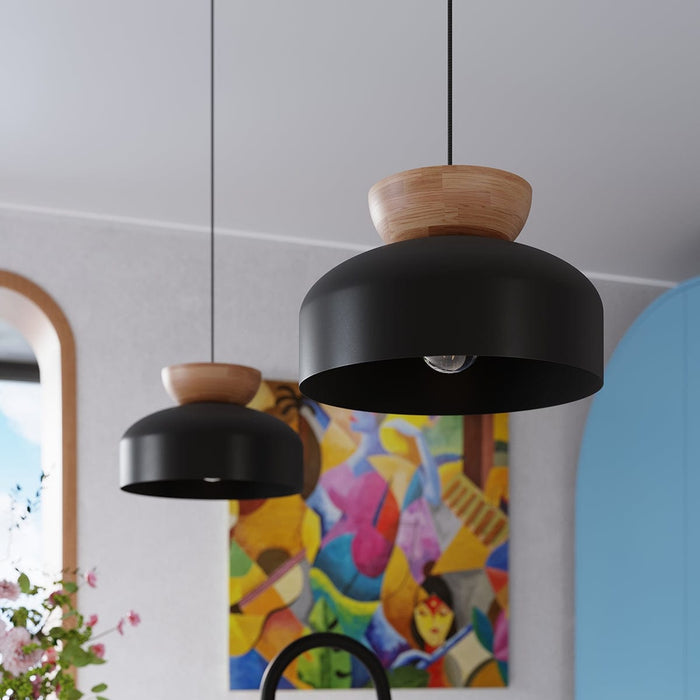 Pendant lamp MARION black Sollux Lighting SL.1351