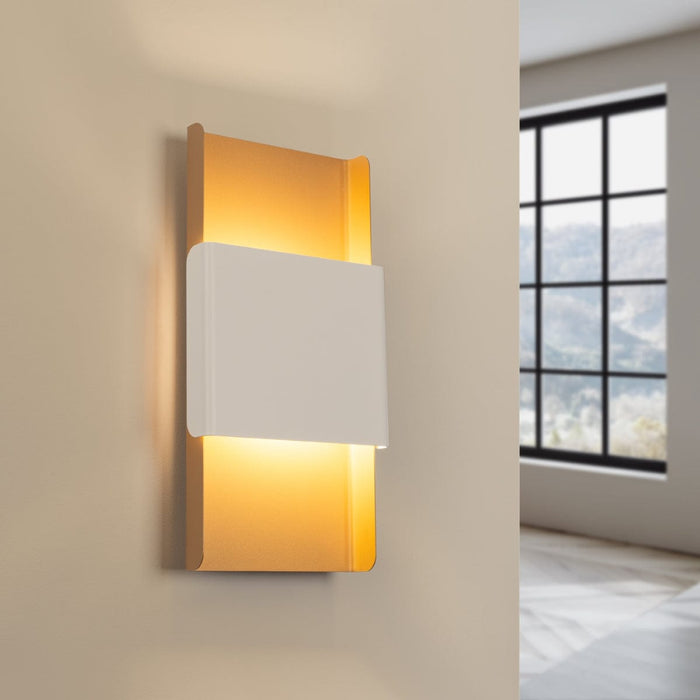 Wall lamp DURLIN gold/white Sollux Lighting SL.1353