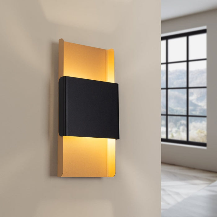 Wall lamp DURLIN gold/black Sollux Lighting SL.1354